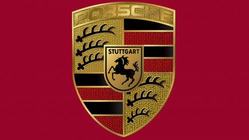 Logo Porsche a colori