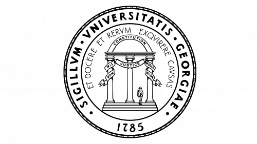The University of Georgia Logo 1856