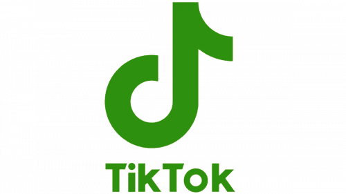 Verde tiktok logo