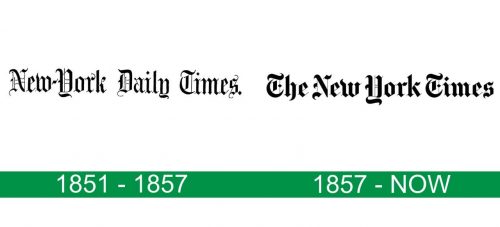 storia del logo New York Times