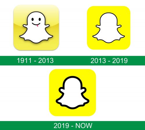 storia del logo Snapchat