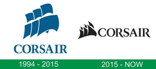 storia del logo Corsair