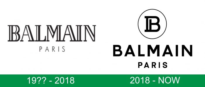 storia del logo Balmain