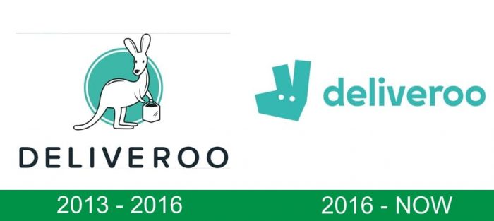 storia del logo Deliveroo