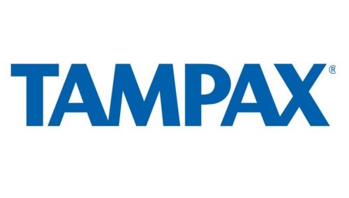 Tampax logo 1990
