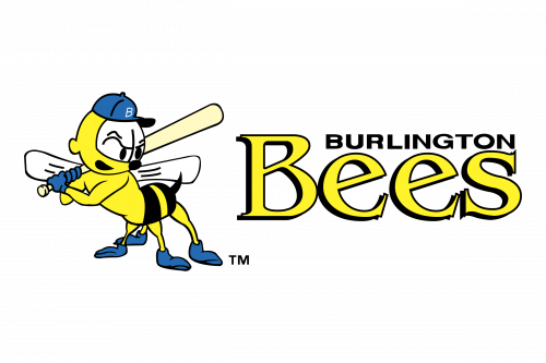 Burlington Bees logo 1993
