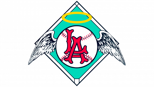 Los Angeles Angels of Anaheim Logo 1961
