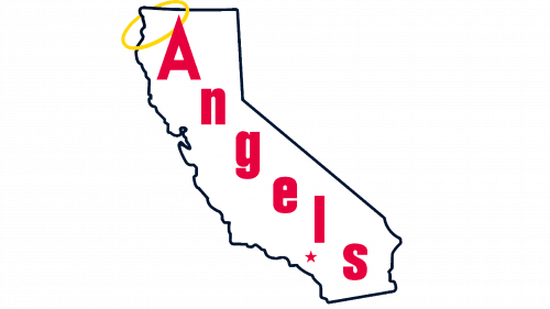 Los Angeles Angels of Anaheim Logo 1973