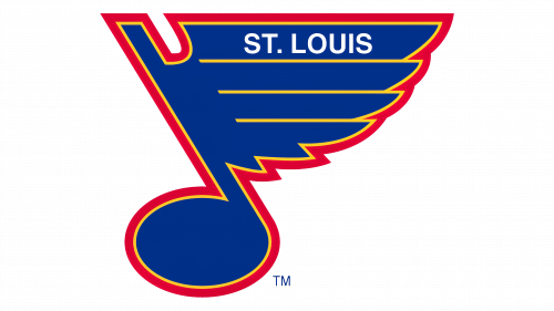  St. Louis Blues Logo 1987