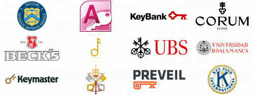 Los logos mas famosos con una llave