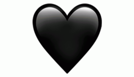 Black Hear Emoji Meaning thmb